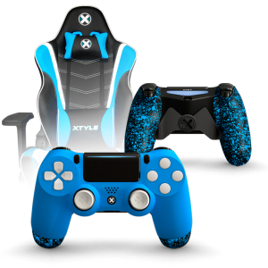 Xtyle Azul + Mando Ps4 X Controllers