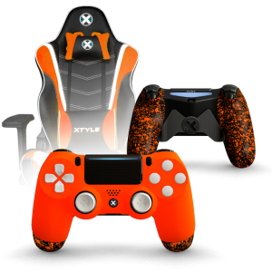 Xtyle Naranja + Mando Ps4 X Controllers