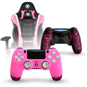 Xtyle Rosa + Mando Ps4 X Controllers