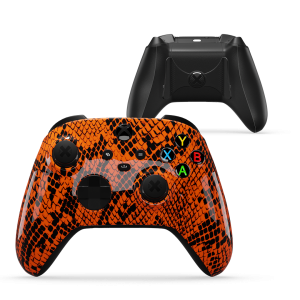 Mando Xbox Snake Naranja