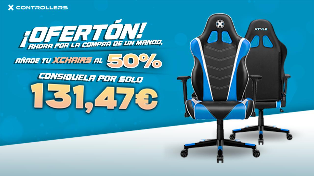 XChairs — 50% de descuento por tu mando